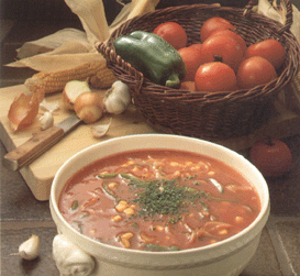 zupa pomidorowa z kukurydz i papryk